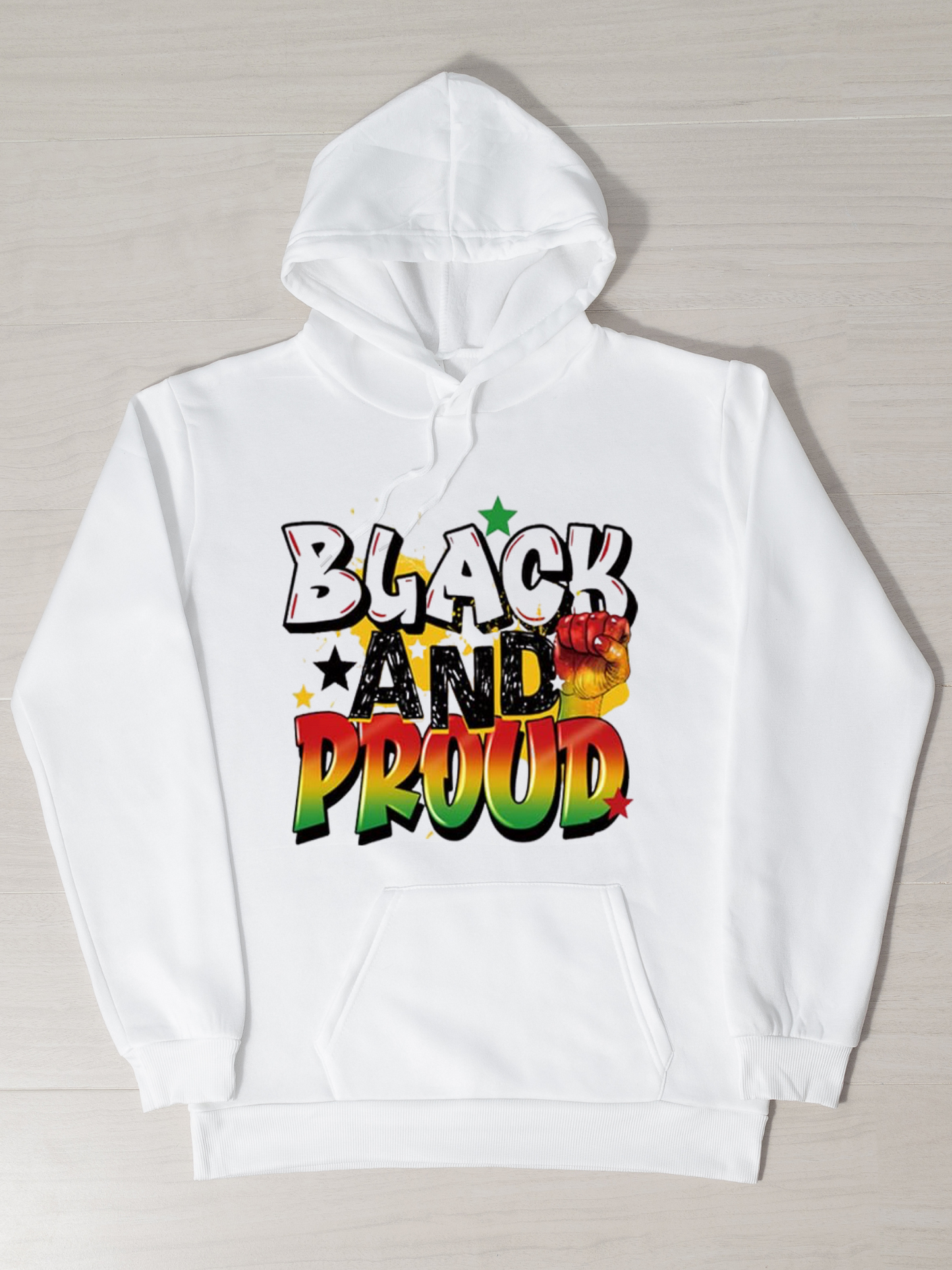 Black and Proud Graphic Tee or Hoodie