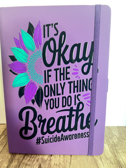 It's Okay......Breathe Tumbler and Journal Set