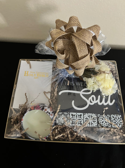 It is Well With My Soul Condolence Basket