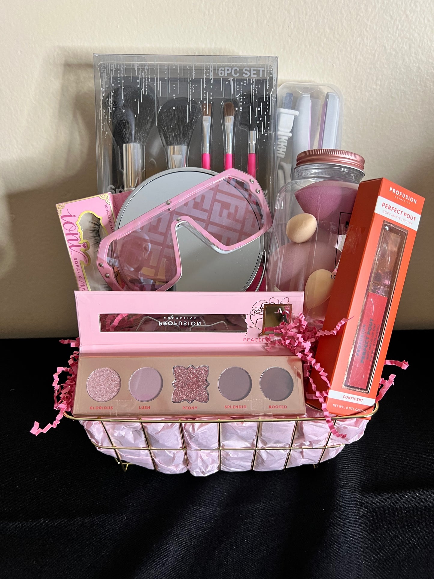 Pink Passion Makeup Lovers Gift Basket